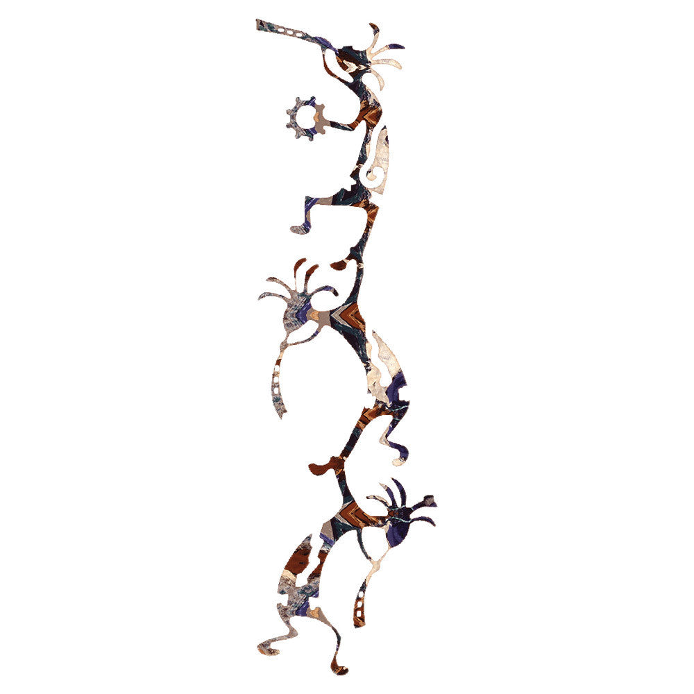 Hanging Kokopellis Metal Wall Art