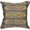 Tribal Stripes Square Accent Pillow - Black