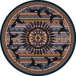 Ghost Rider Rug - 8 Ft. Round