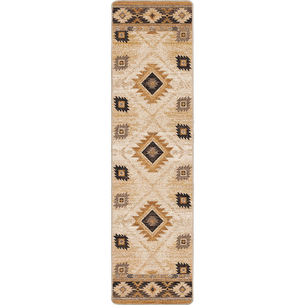 Whiskey Gold Rush Rug - 2 x 8