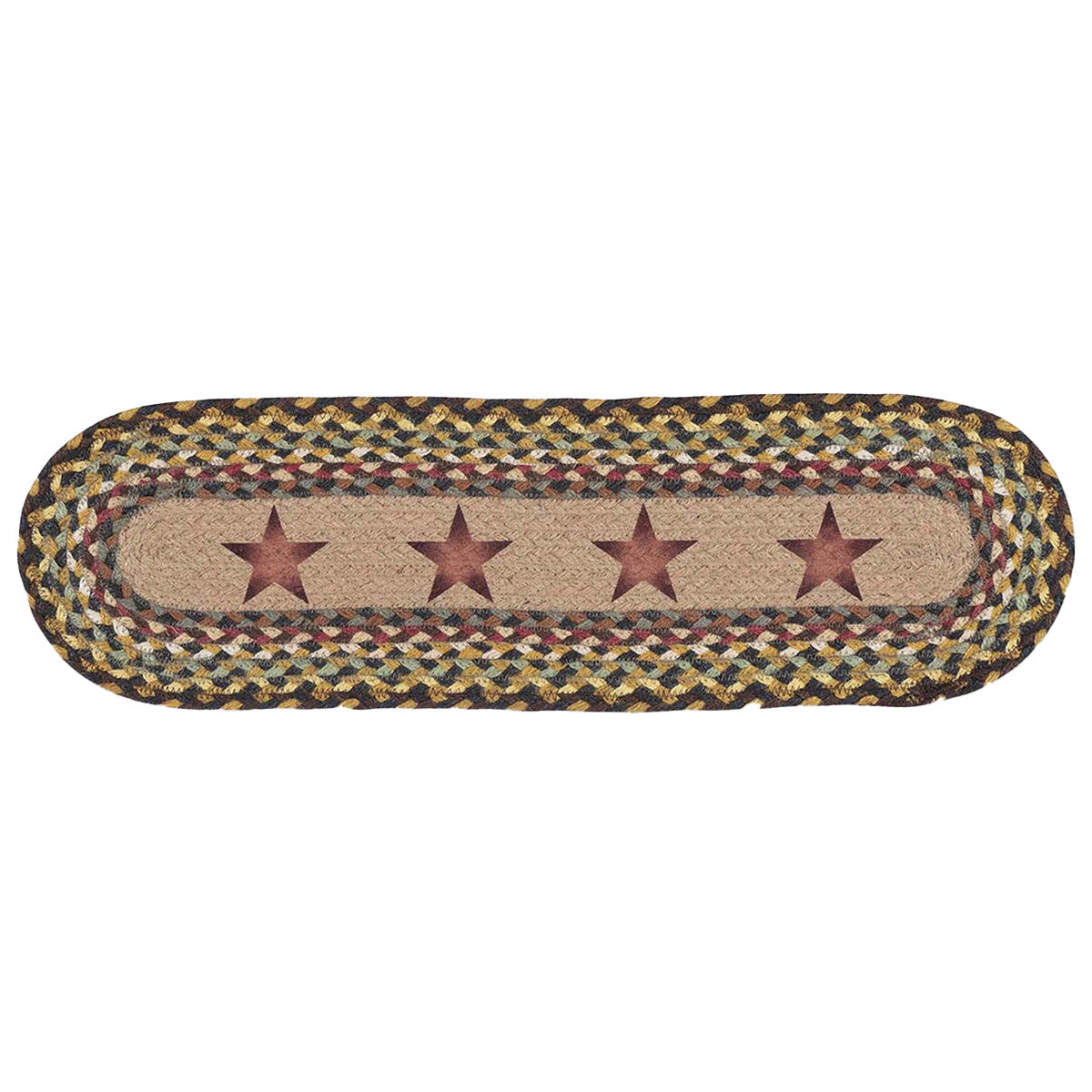 Country Star Oval Stair Treads - Set of 2