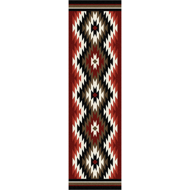 Star Burst Southwestern Rug - 2 x 8