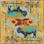 Golden Buffalo Rug - 8 Ft. Square