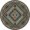 Dream Weaver Turquoise Rug - 8 Ft. Round
