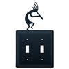 Kokopelli Double Switch Cover - OUT OF STOCK UNTIL 07/18/2026