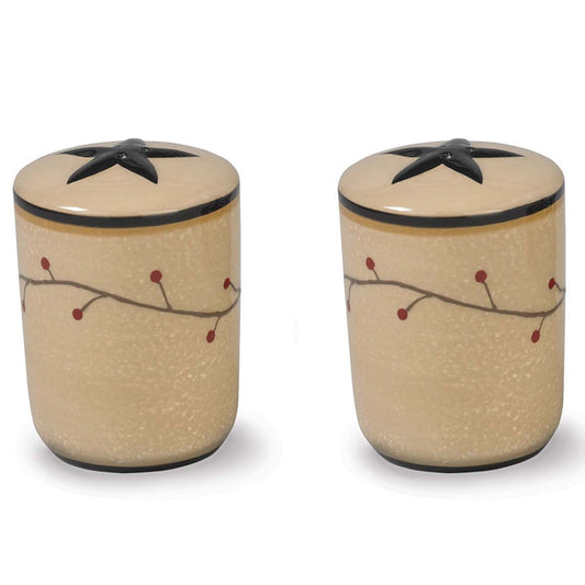 Country Living Stars Salt & Pepper Shaker Set