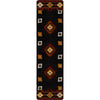 Diamond Creek Black & Tan Rug - 2 x 8