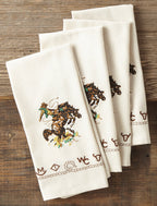 Bronco Buster Kitchen Towels - Set of 4