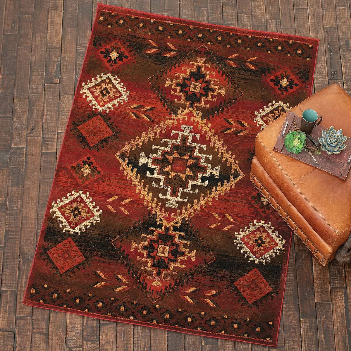 Desert Mesa Red Rug Collection