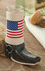 American Flag Cowboy Boot Shot Glass - CLEARANCE