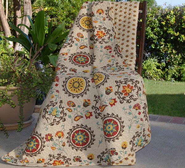 Western Medallions Throw