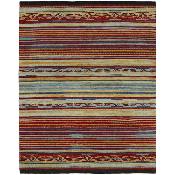Chimayo Garnet Rug - 4 x 6