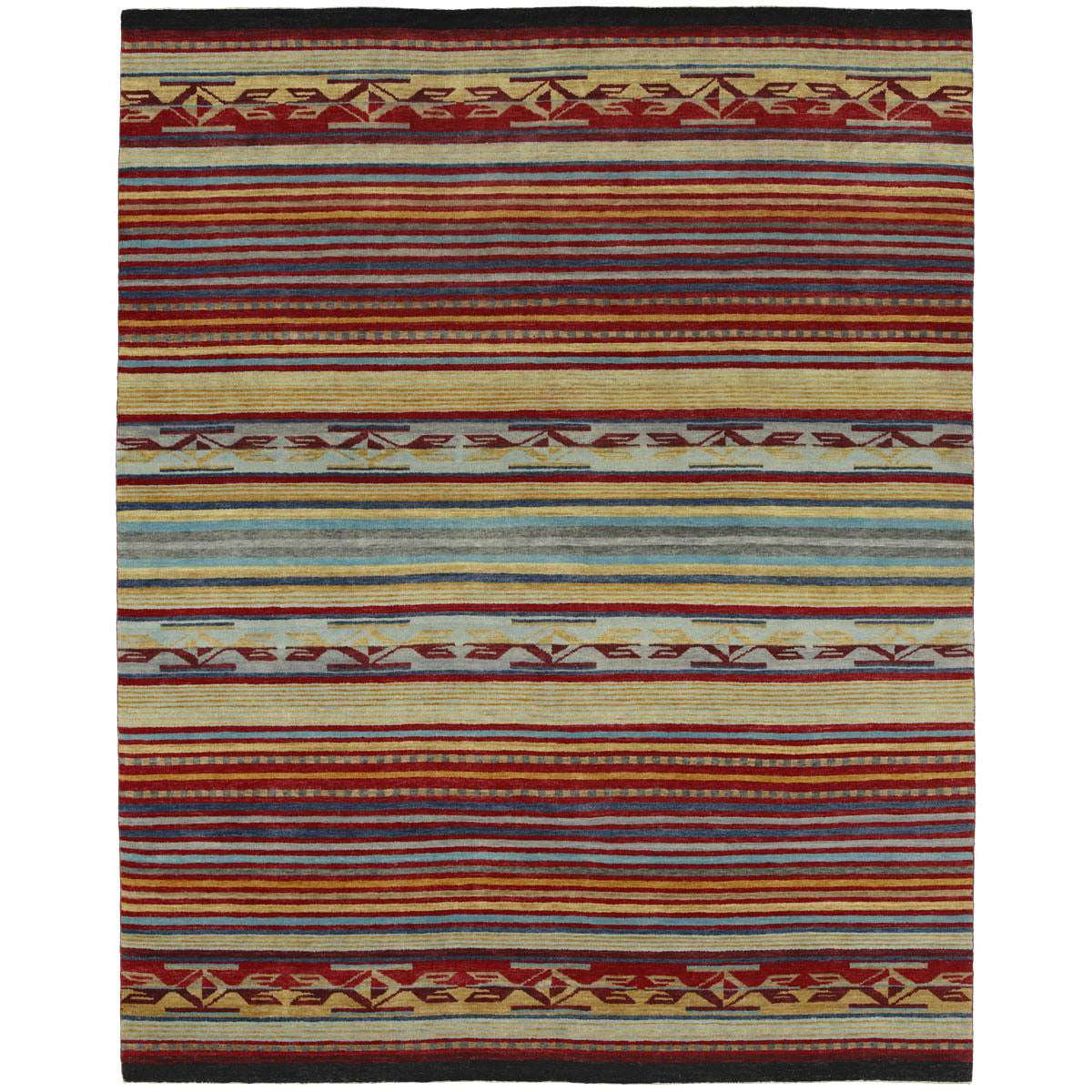 Chimayo Garnet Rug - 4 x 6