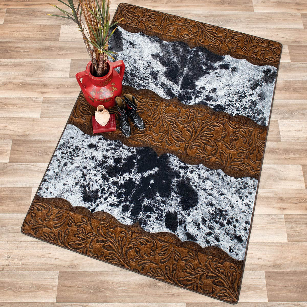 Rancho Laredo Cowhide Rug - 4 x 5