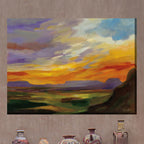 Desert Sunset Outdoor Wall Art