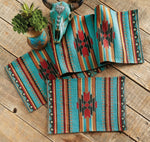 San Juan Turquoise Table Runner - OUT OF STOCK UNTIL 07/11/2026