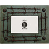 Ranch Hand Barbed Wire 4 x 6 Photo Frame - Turquoise