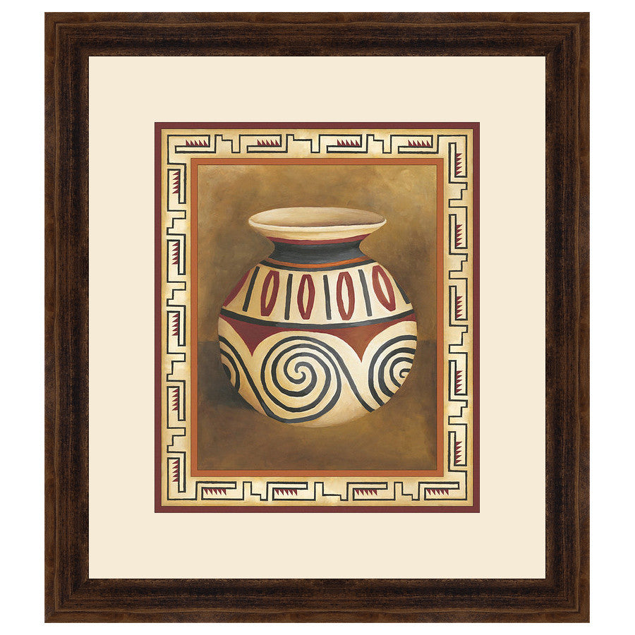 Southwest Pottery IV Framed Print