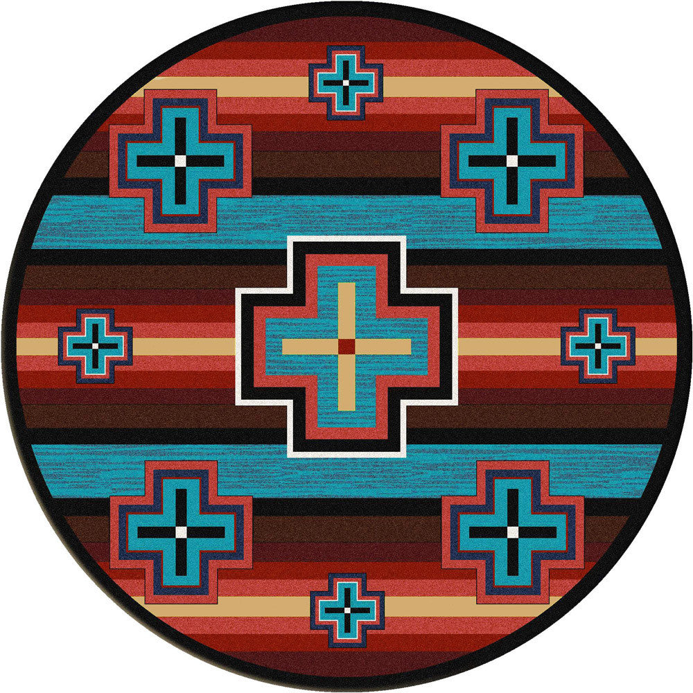 Bright Bounty Rug - 8 Ft. Round
