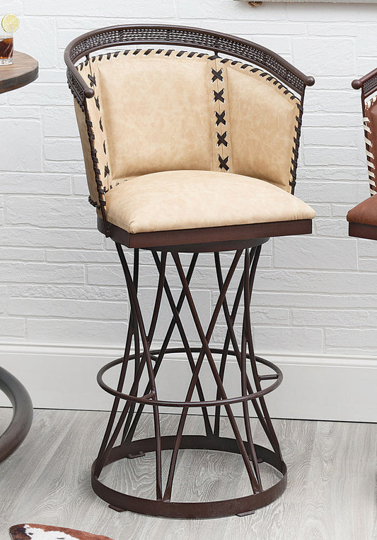 Diamond Creek Barstool - Cream