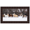 Snow Run II Framed Print
