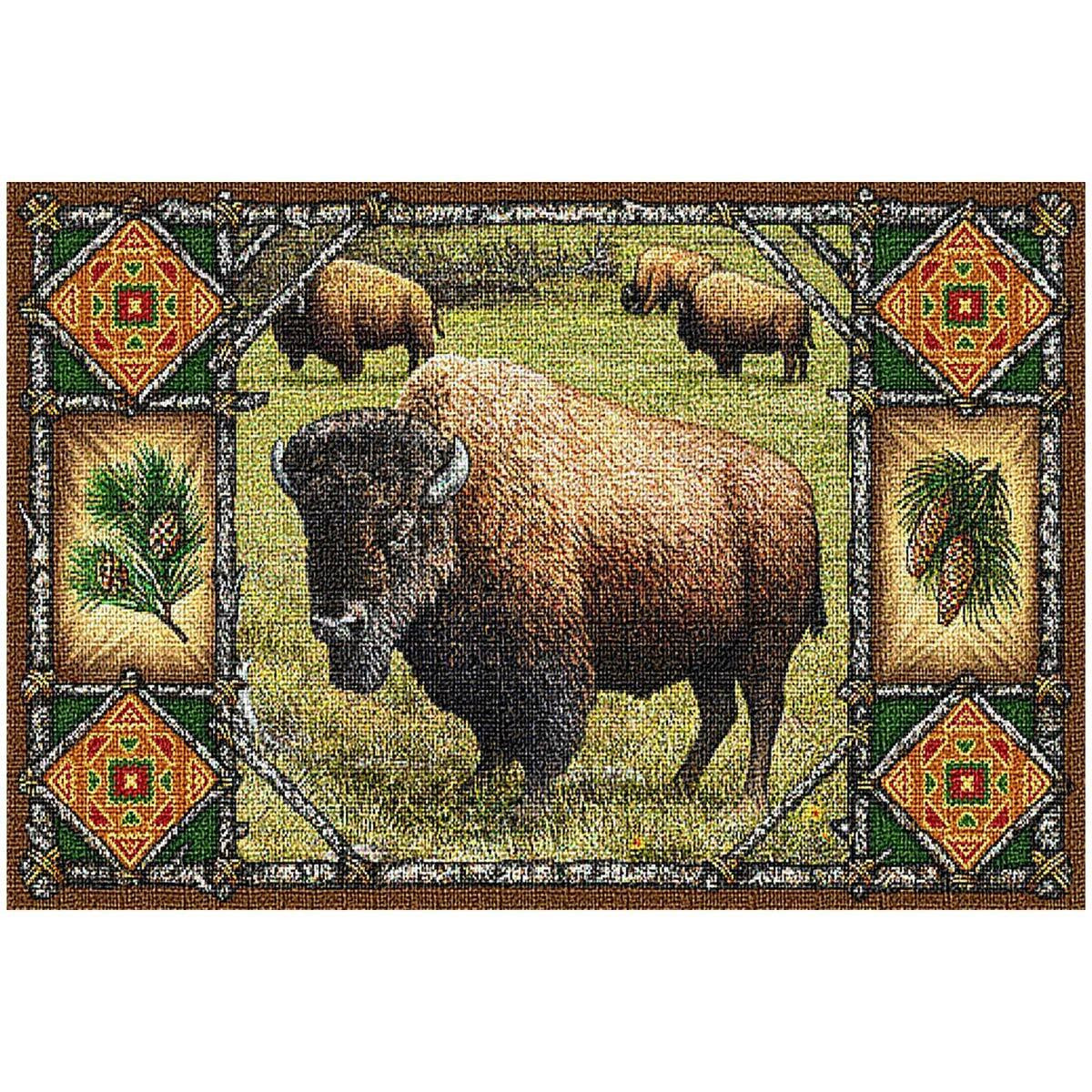 Buffalo Lodge Placemats - Set of 4