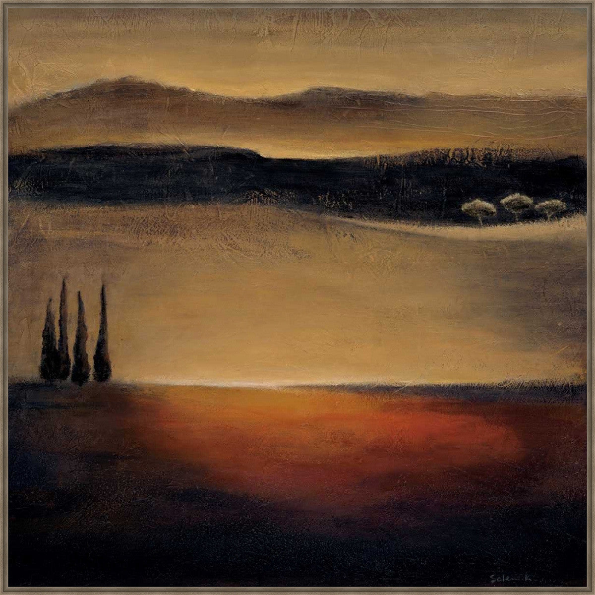 Frontier Sunset Canvas Art