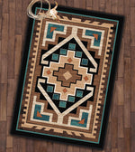 Aztec River Rug - 8 x 11