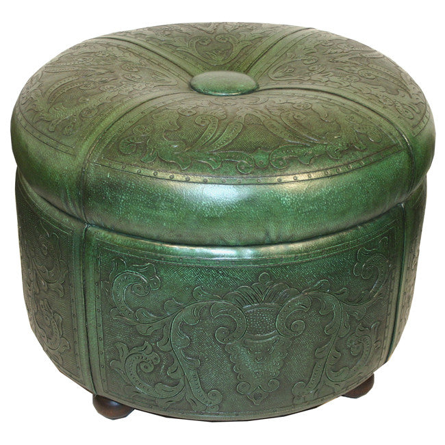 Bouquet Green Ottoman