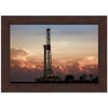 Oilfield at Dusk Framed Art
