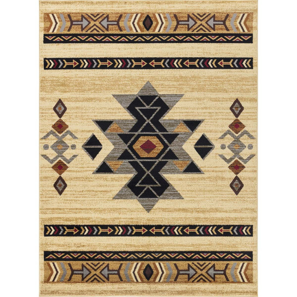 Outlaw Oasis Cream Rug - 5 x 7