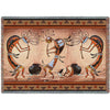 Kokopelli Pot Dance Blanket