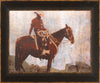 Rustic Cowboy Framed Print