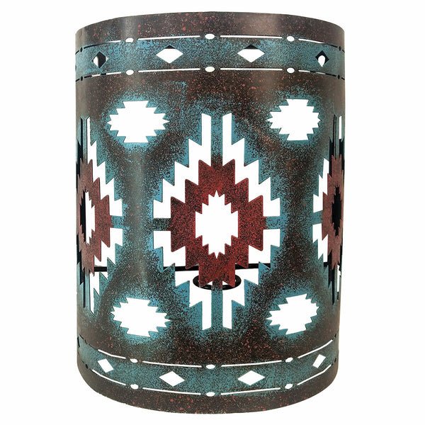 Tribal Diamond Wall Sconce