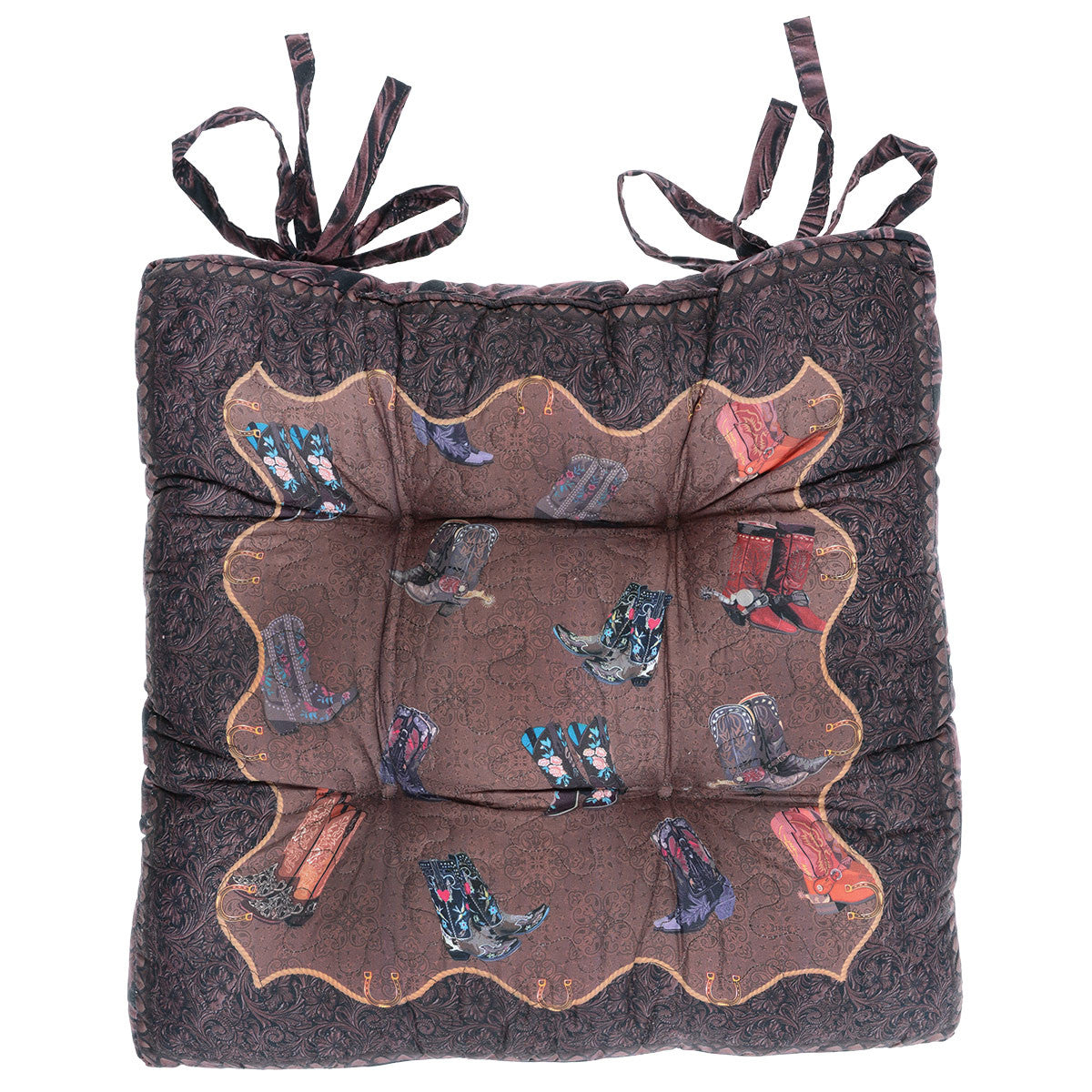 Boots & Spurs Chair Pad - CLEARANCE