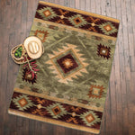 Whiskey River Sage Rug - 2 x 8