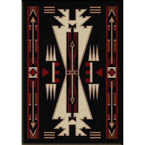 Horse Blanket Black Rug - 3 x 4