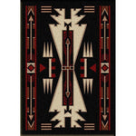 Horse Blanket Black Rug - 3 x 4