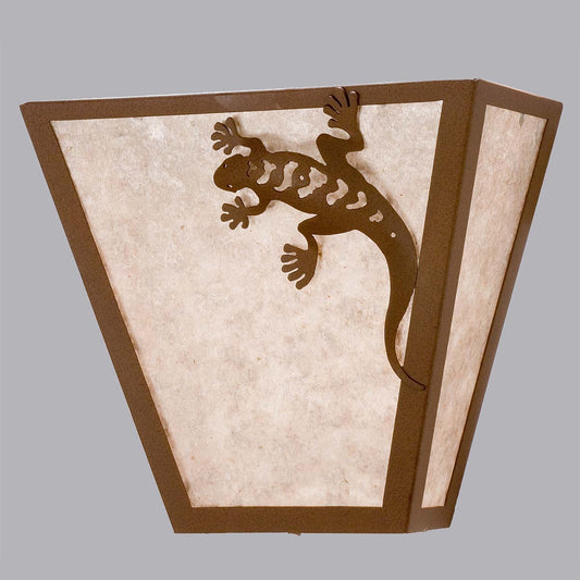 Striped Gecko Wall Sconce