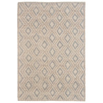 Gray Sand Diamonds Rug - 5 x 7