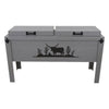 Chihuahuan Longhorn Double Cooler - Gray