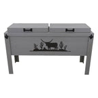 Chihuahuan Longhorn Double Cooler - Gray
