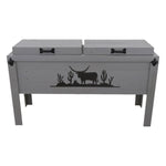 Chihuahuan Longhorn Double Cooler - Gray
