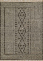 Southwest Charm Tan Fringed Rug - 9 x 12