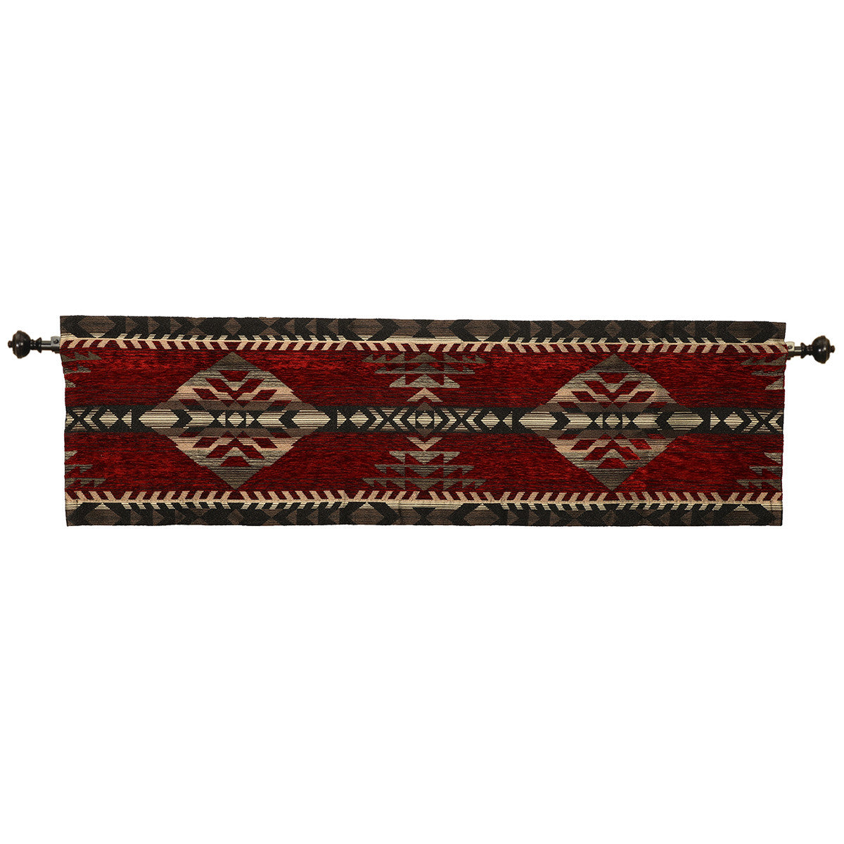 Gallop Claret Valance