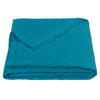 Turquoise Linen Quilt - Full/Queen
