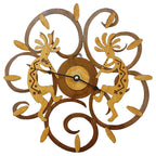 Kokopelli Pair Wall Clock