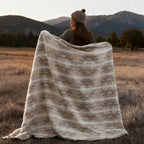 Manitoba Cotton Blend Neutral Blanket - King