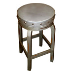 Charlotte Silver Barstool