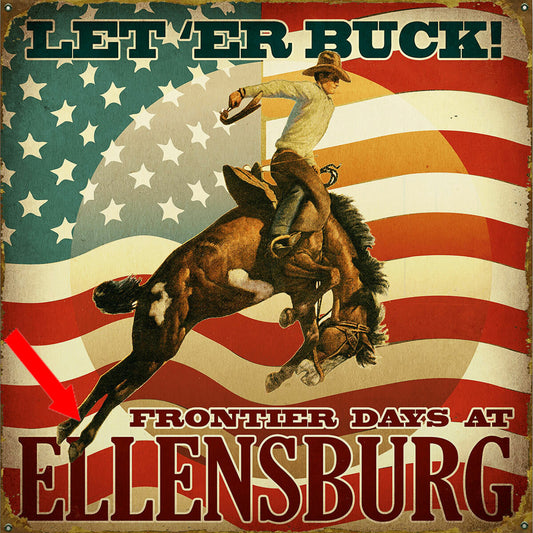 Frontier Days Personalized Sign